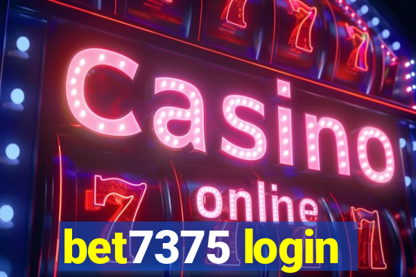 bet7375 login